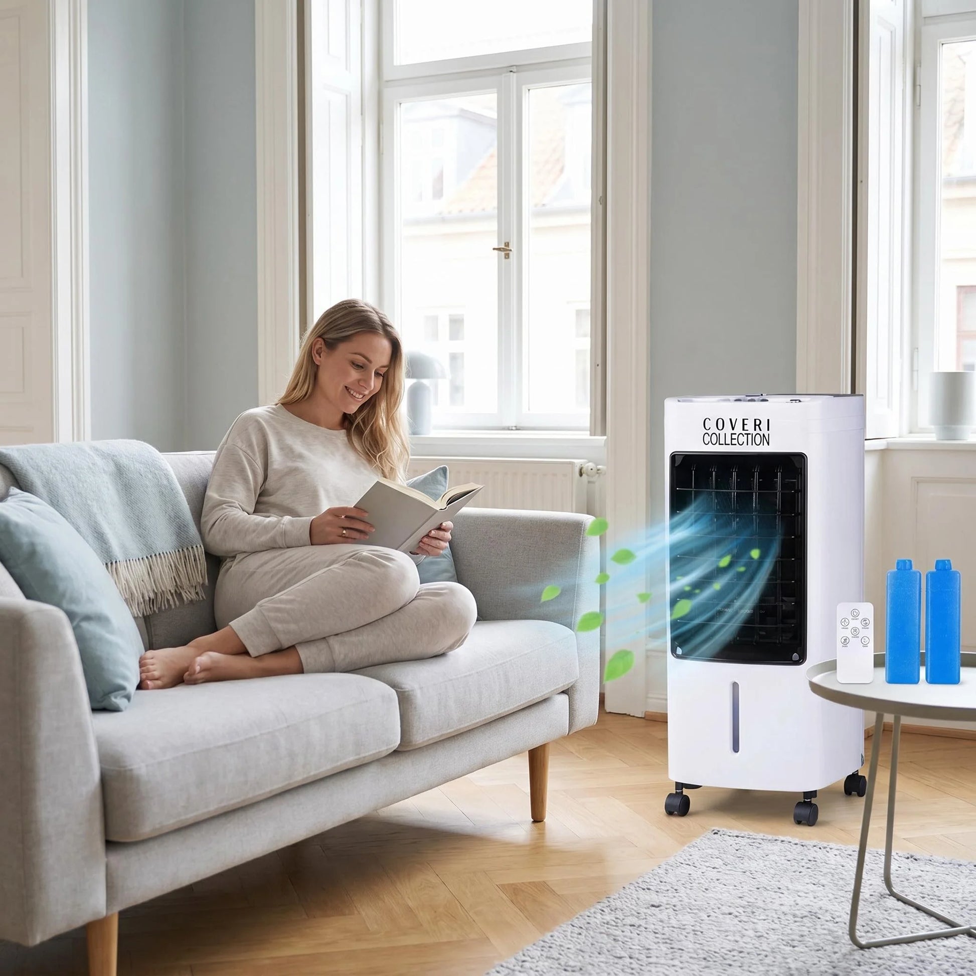 Rafraîchisseur D’Air Évaporatif 4 L – Silencieux Et Mobile