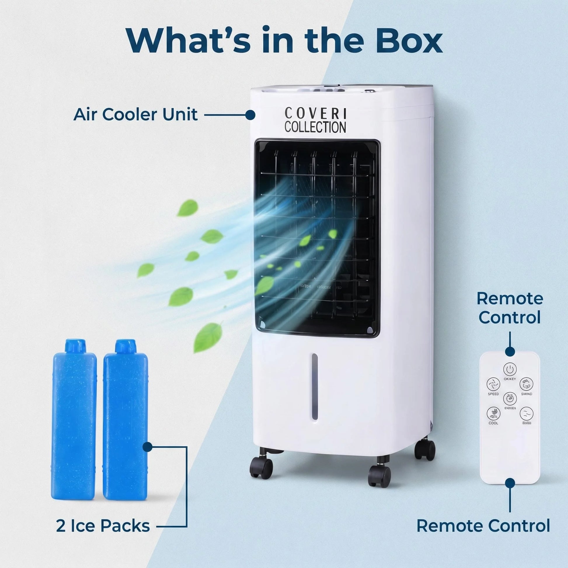 Rafraîchisseur D’Air Évaporatif 4 L – Silencieux Et Mobile