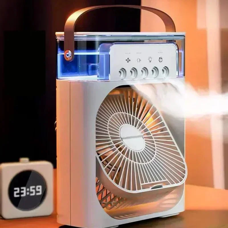 Mini Climatiseur De Table USB 3 Vitesses Avec Brumisation